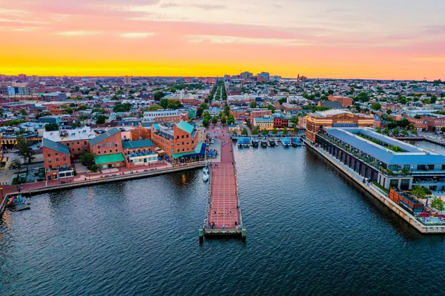 A view of Baltimore, Maryland