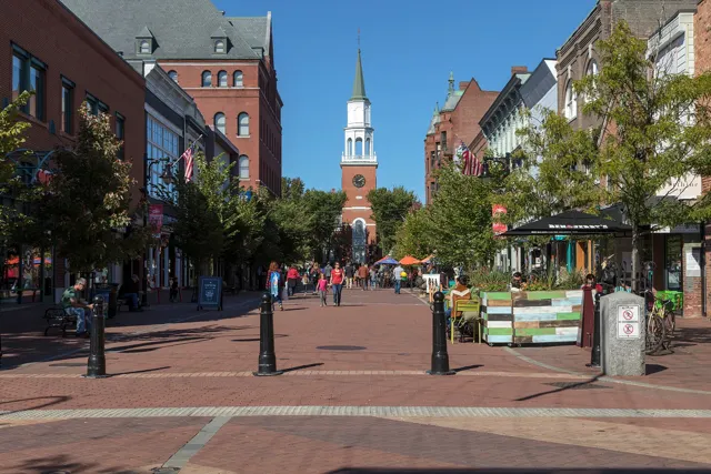 A view of Burlington, Vermont