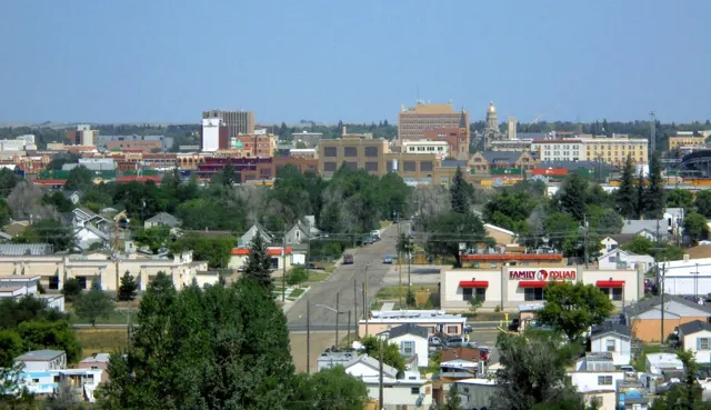 A view of Cheyenne, Wyoming