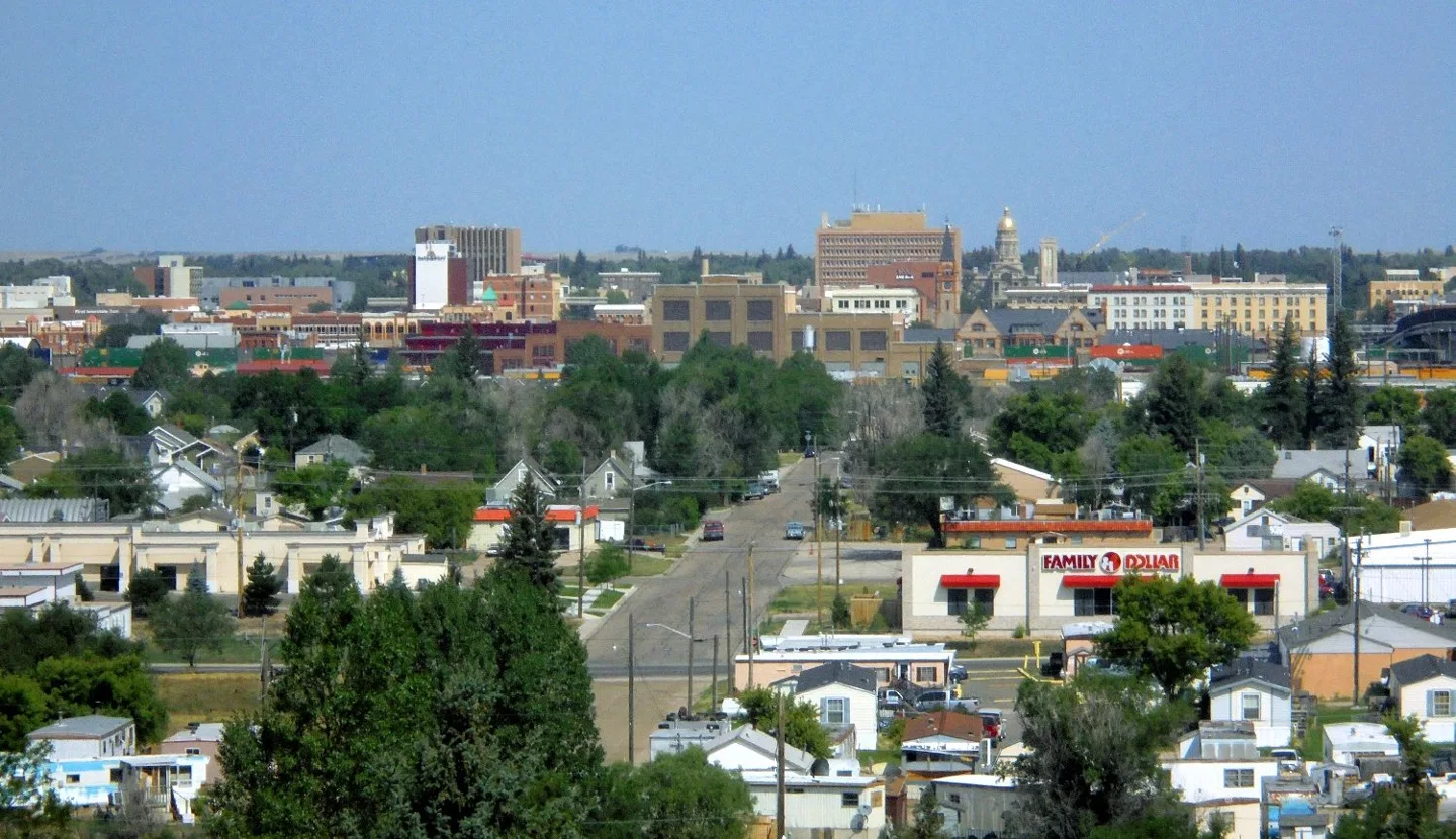 A view of Cheyenne, Wyoming