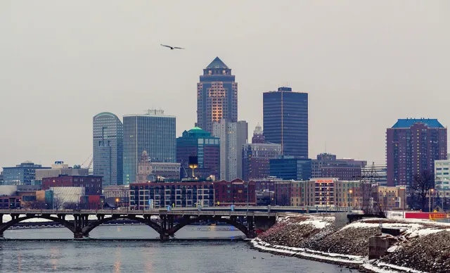 A view of Des Moines, Iowa
