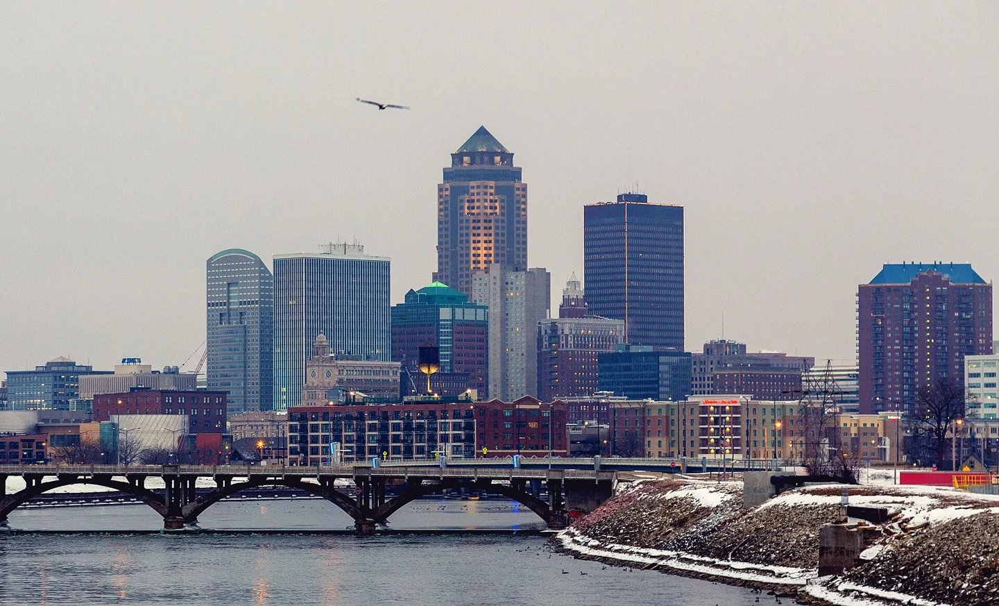 A view of Des Moines, Iowa