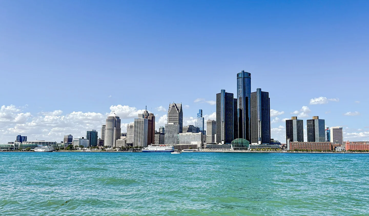 A view of Detroit, Michigan