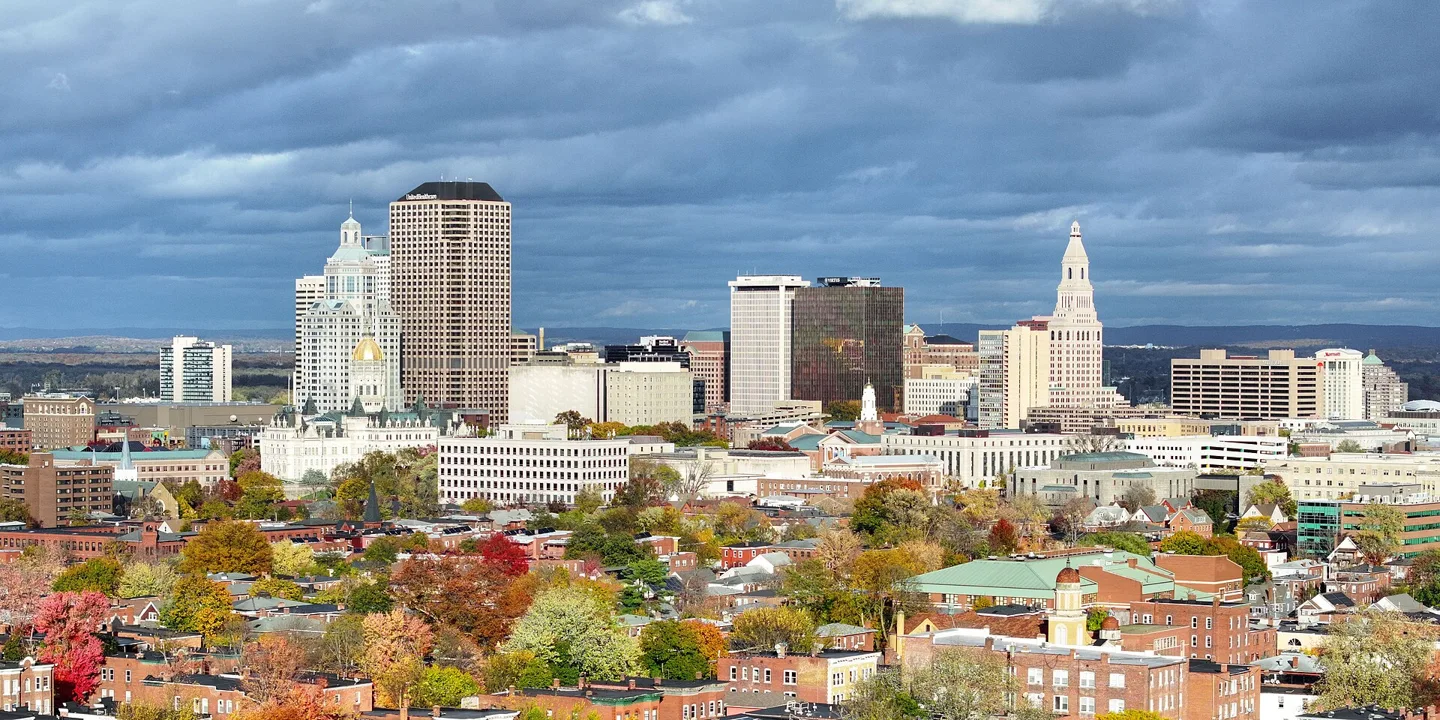 A view of Hartford, Connecticut