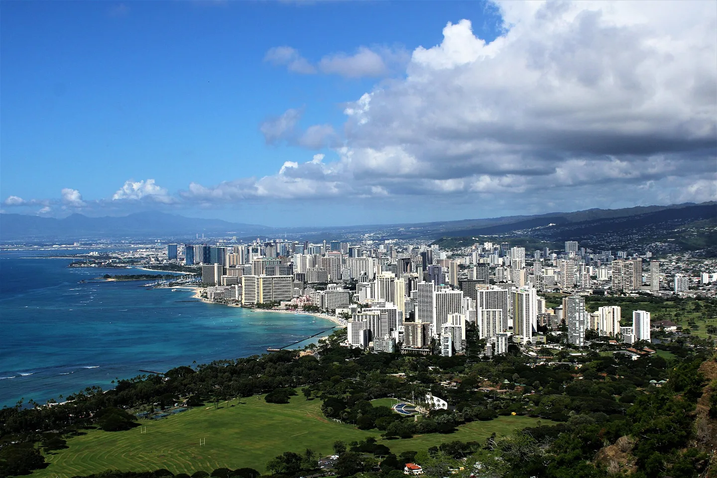 A view of Honolulu, Hawaii