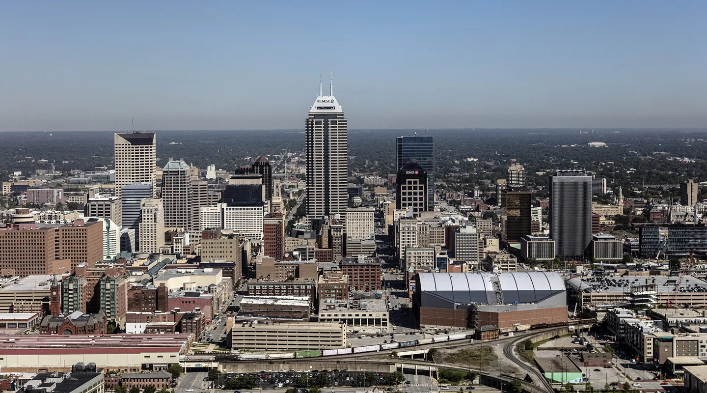 A view of Indianapolis, Indiana