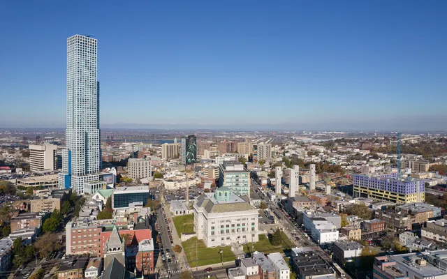 A view of Jersey City, New Jersey