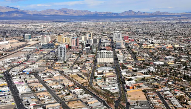A view of Las Vegas, Nevada