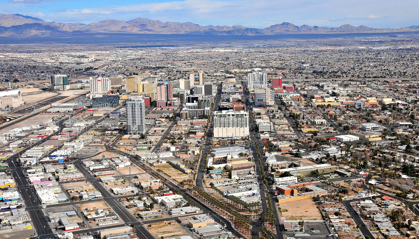 A view of Las Vegas, Nevada