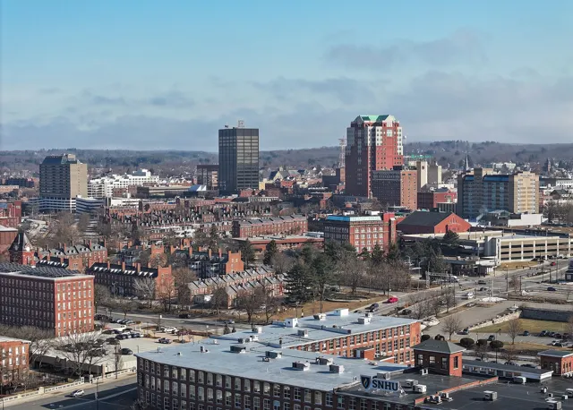A view of Manchester, New Hampshire