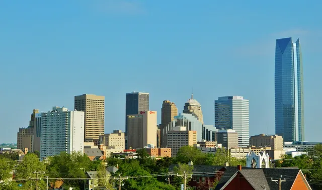 A view of Oklahoma City, Oklahoma
