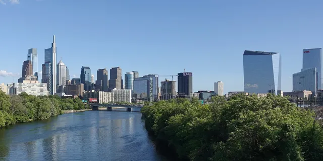 A view of Philadelphia, Pennsylvania