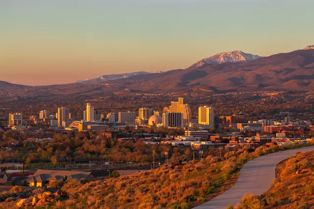 A view of Reno, Nevada