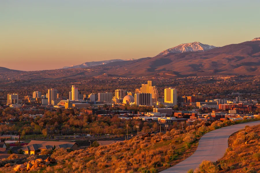 A view of Reno, Nevada