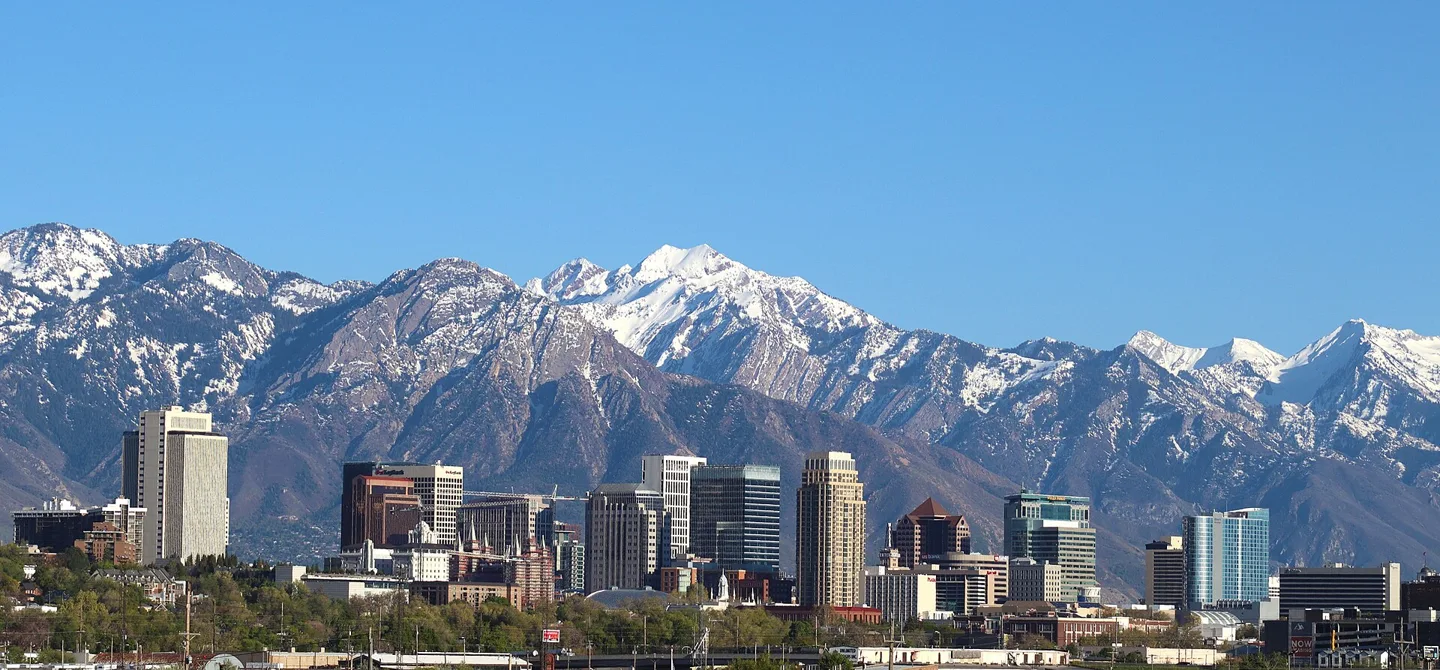 A view of Salt Lake City, Utah