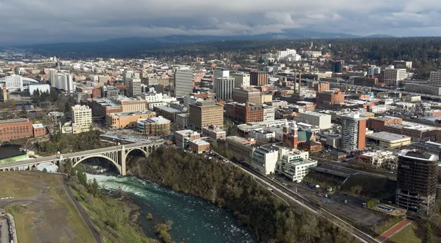 A view of Spokane, Washington