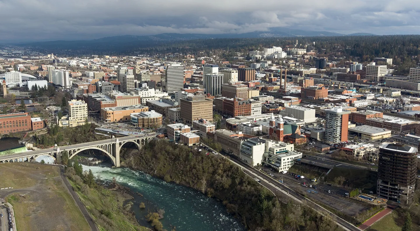 A view of Spokane, Washington